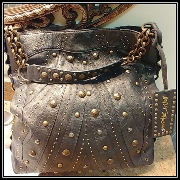 Betsey Johnson Handbags - BETSY JOHNSON Leather Boho Bag